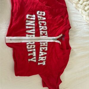 Champion Red Athletic Zip-Up